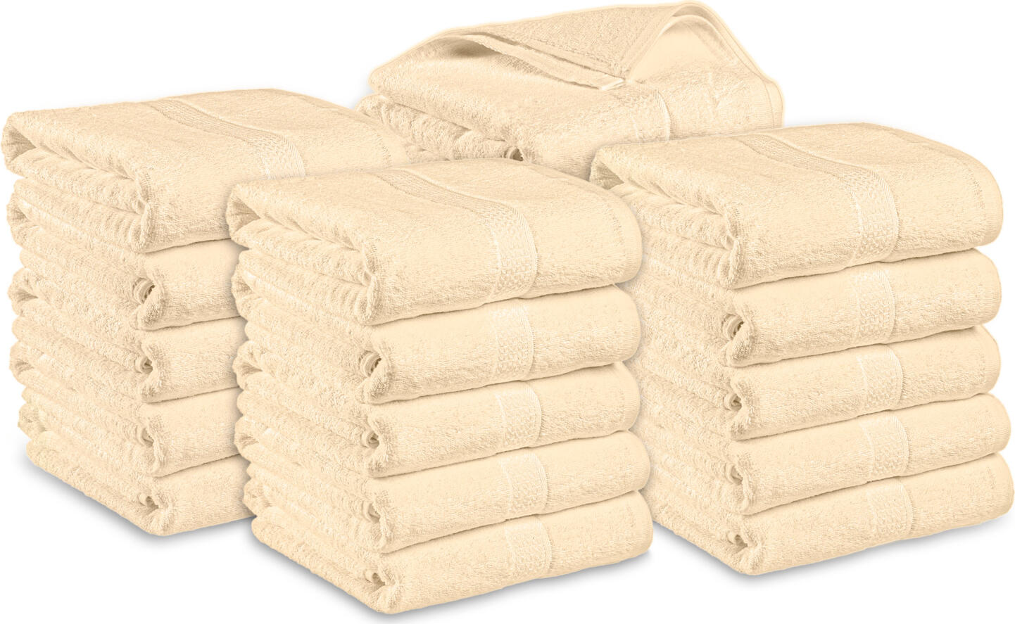 PULSIVA LUSINI Solutions GmbH Value pack shower towel Mars colored Vorteilspack Duschtuch Mars farbig Value pack shower towel Mars colored; 70x140 cm (WxL); yellow; 20 piece / pack Vorteilspack Duschtuch Mars farbig; 70x140 cm (BxL); gelb; 20 Stück / Pack 100% cotton. Weight approx. 400 g/m². Hard-wearing and absorbent shower towel in plain colors. With 100% cotton and a weight of approx. 400 g/m², it offers pleasant comfort and quick drying. Perfect for high demands, now at a special price. Personalization possible! 100 % Baumwolle. Gewicht ca. 400 g/m². Strapazierfähiges und saugfähiges Duschtuch in Unifarben. Mit 100 % Baumwolle und einem Gewicht von ca. 400 g/m² bietet es angenehmen Komfort und schnelle Trocknung. Perfekt für hohe Ansprüche, jetzt zum Vorteilspreis. Personalisierung möglich!