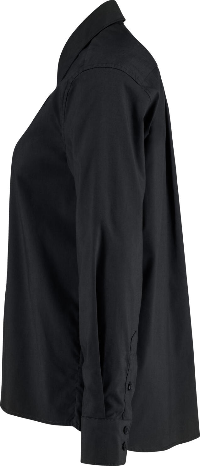 Jobeline Porter Women's Long-Sleeved Blouse, Comfort Fit A-Line Shirt, Cotton-Polyester Blend, Classic Collar, OEKO-TEX Certified