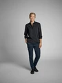 Jobeline Porter Women's Long-Sleeved Blouse, Comfort Fit A-Line Shirt, Cotton-Polyester Blend, Classic Collar, OEKO-TEX Certified