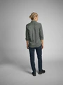 Jobeline Porter Women's Long Sleeve Blouse, Comfort Fit A-line Shirt, 67% Cotton 33% Polyester, Classic Collar, OEKO-TEX Certified Professional Wear