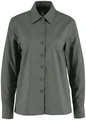 Jobeline Porter Women's Long Sleeve Blouse, Comfort Fit A-line Shirt, 67% Cotton 33% Polyester, Classic Collar, OEKO-TEX Certified Professional Wear