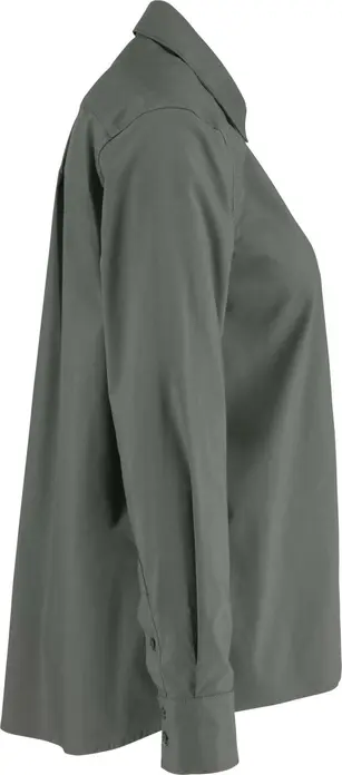 Jobeline Porter Women's Long Sleeve Blouse, Comfort Fit A-line Shirt, 67% Cotton 33% Polyester, Classic Collar, OEKO-TEX Certified Professional Wear