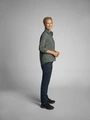 Jobeline Porter Women's Long Sleeve Blouse, Comfort Fit A-line Shirt, 67% Cotton 33% Polyester, Classic Collar, OEKO-TEX Certified Professional Wear