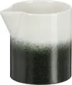 VEGA Etana Porcelain Milk and Sauce Jug, 200ml, 6.5cm x 6.5cm x 7.8cm, White/Anthracite, Hand-Painted Unique Design, Microwave and Dishwasher Safe