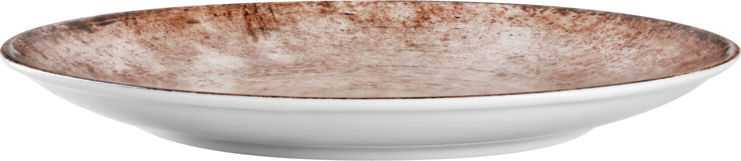 Farfurie Rasa VEGA Gironia, Porcelana Rotunda 31 cm, Imprint Digital Roz, Compatibila cu Masina de Spalat Vase si Cuptor cu Microunde