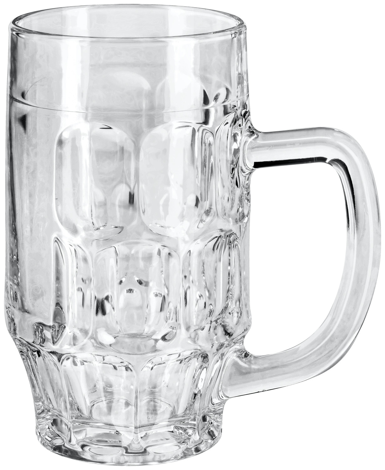 Borgonovo VETRERIA DI BORGONOVO S.P.A. Beer mug  Rosy with filling line Bierkrug  Rosy mit Eichstrich Beer mug  Rosy with filling line; 560 ml, 8x14.9 cm (ØxH); transparent; 0.4 l Filling line, 6 piece / pack Bierkrug  Rosy mit Eichstrich; 560 ml, 8x14.9 cm (ØxH); transparent; 0.4 l Eichstrich, 6 Stück / Pack Traditional beer glass with handle. Dishwasher safe. Traditionelles Bierglas mit Henkel. Spülmaschinenfest.