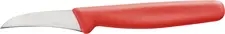 PULSIVA LUSINI Solutions GmbH Peeling knife Marcata Schälmesser Marcata Peeling knife Marcata; Blade length 6 cm, 16 cm (L); red; 6 piece / pack Schälmesser Marcata; Klingenlänge 6 cm, 16 cm (L); rot; 6 Stück / Pack Extremely sharp professional kitchen knife with punched blades made of corrosion-resistant chrome-molybdenum-vanadium steel in the alloy X50CrMoV15. Long-lasting sharpness guaranteed. Ergonomically shaped handles with a good weight balance between the handle and blade for comfortable handling. Blade length 6cm. Color selection for application according to HACCP concept. Extrem scharfes Profi-Küchenmesser mit gestanzten Klingen aus korrosionsbeständigem Chrom-Molybdän-Vanadium Stahl in der Legierung X50CrMoV15. Langanhaltende Schärfe garantiert. Ergonomisch geformte Griffe mit einer guten Gewichts-Balance zwischen Griff und Klinge für eine komfortable Handhabung. Klingenlänge 6 cm. Farbauswahl für Anwendung nach HACCP - Konzept.