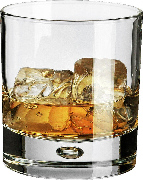Pasabahce Centra Whisky Glass 330ml Transparent Heavy Quality Thick Base Robust Glassware Dishwasher Safe