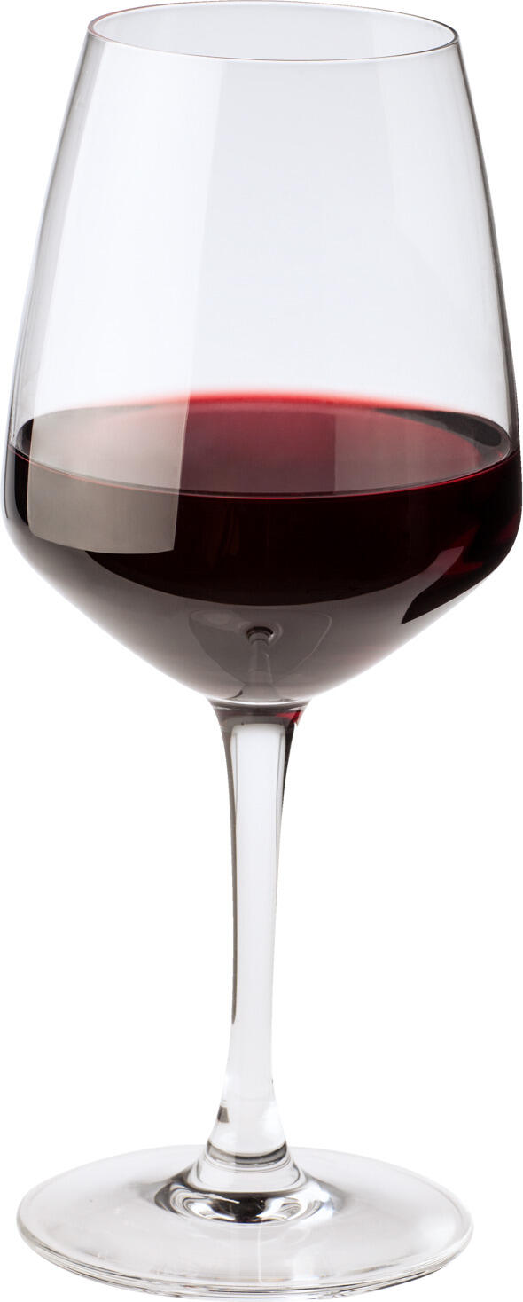 Arcoroc Vina Juliette Rose Wine Glass, Crystal Glass, 490 ml, 21.7 cm Height, Sheer Rim Technology, Dishwasher Safe, Transparent