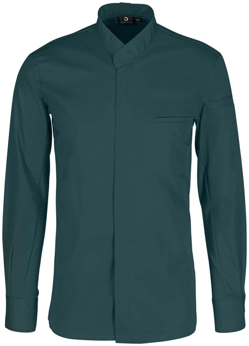 Jacket de Bucatar Jobeline Marco pentru Barbati, Maneca Lunga, Amestec Poliester-Bumbac, Spate din Pique Respirabil, nasturi snap ascunsi, OEKO-TEX