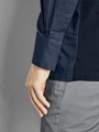 Jacket de Bucatar Jobeline Marco cu Maneca Lunga pentru Barbati, Amestec Poliester-Bumbac, Spate din Pique Respirabil, Navy
