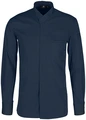 Jacket de Bucatar Jobeline Marco cu Maneca Lunga pentru Barbati, Amestec Poliester-Bumbac, Spate din Pique Respirabil, Navy
