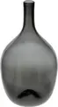 Vega Kimiko Glass Vase, Trendy Bottle Design, Solid-colored Glass, 17 cm Diameter, 28 cm Height, Dishwasher Safe, 168161