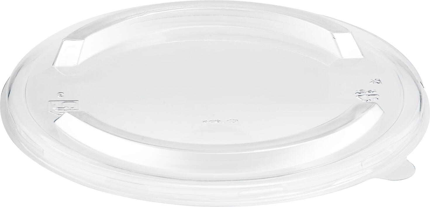 WIMEX WIMEX s.r.o. Deckel flach klar für Salatschale 1300 ml (PP) Deckel flach klar für Salatschale 1300 ml (PP) Deckel flach klar für Salatschale 1300 ml (PP); 18.5 cm (Ø); transparent; 50 piece / pack Deckel flach klar für Salatschale 1300 ml (PP); 18.5 cm (Ø); transparent; 50 Stück / Pack Der klare PP Deckel für Salatschalen ist die passende Ergänzung zur Papier-Salatschale 1.300 ml und sorgt für einen sicheren Verschluss bei Transport und Verkauf von Speisen. Die transparente Ausführung ermöglicht eine ansprechende Präsentation des Inhalts und unterstützt eine professionelle Warenpräsentation im Horeca-Bereich. Der flache Deckel aus PP lässt sich einfach auf die passende Salatschale aufsetzen und schützt Salate, Bowls, Pasta und weitere To-go-Gerichte zuverlässig vor äußeren Einflüssen. Ideal für Gastronomie, Imbiss, Foodtrucks, Cafés, Catering und Lieferdienste. Durch das klare Material bleiben die Speisen sichtbar, was besonders bei Take-away- und Verkaufsanwendungen einen hochwertigen Eindruck vermittelt. Klarer Deckel aus PP Passend für Salatschale 1.300 ml Flache Ausführung für platzsparende Lagerung Transparente Optik für attraktive Präsentation der Speisen Sicherer Verschluss für Transport und Take-away Ideal für Salate, Bowls, Pasta und weitere To-go-Gerichte Perfekt für Gastronomie, Catering, Imbiss, Foodtrucks und Lieferdienste