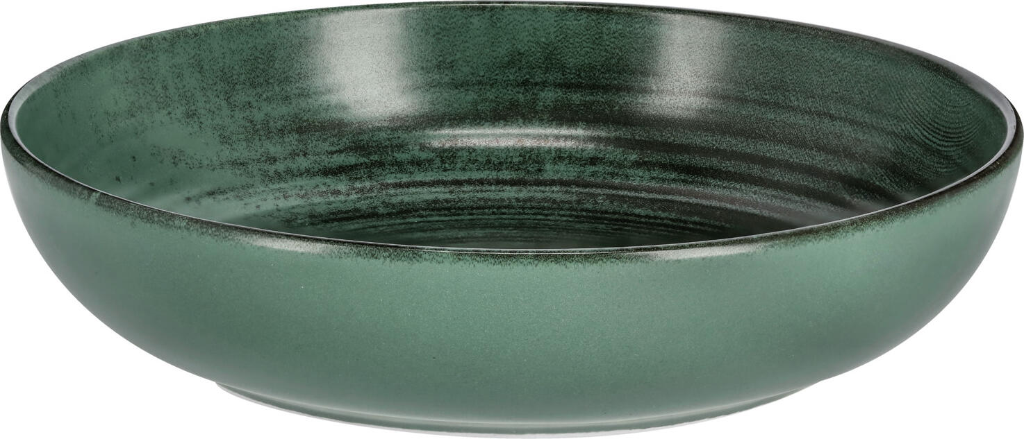 VEGA LUSINI Solutions GmbH Plate Etana deep Teller Etana tief Plate Etana deep; 400 ml, 17x4 cm (ØxH); green; round; 6 piece / pack Teller Etana tief; 400 ml, 17x4 cm (ØxH); grün; rund; 6 Stück / Pack Colored plate made of porcelain with matt glaze. Without flag. Dishwasher safe and microwaveable. Farbiger Teller aus Porzellan mit matter Glasur. Ohne Fahne. Spülmaschinenfest und mikrowellengeeignet.