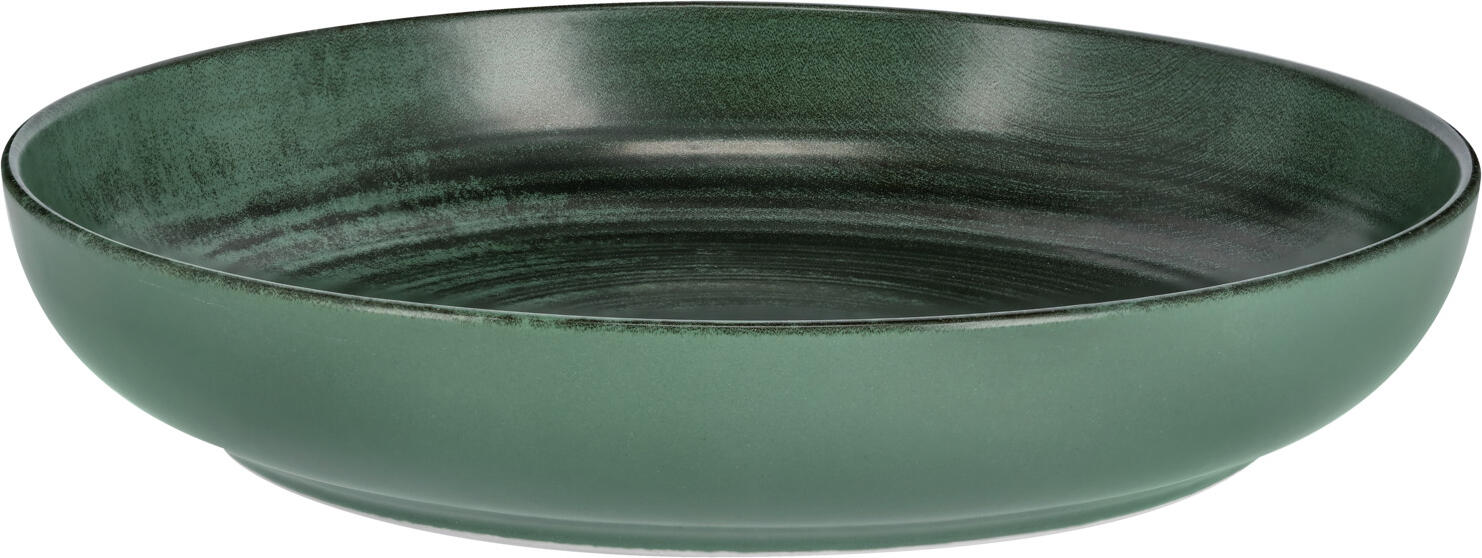 VEGA LUSINI Solutions GmbH Plate Etana deep Teller Etana tief Plate Etana deep; 700 ml, 22x4 cm (ØxH); green; round; 6 piece / pack Teller Etana tief; 700 ml, 22x4 cm (ØxH); grün; rund; 6 Stück / Pack Colored plate made of porcelain with matt glaze. Without flag. Dishwasher safe and microwaveable. Farbiger Teller aus Porzellan mit matter Glasur. Ohne Fahne. Spülmaschinenfest und mikrowellengeeignet.