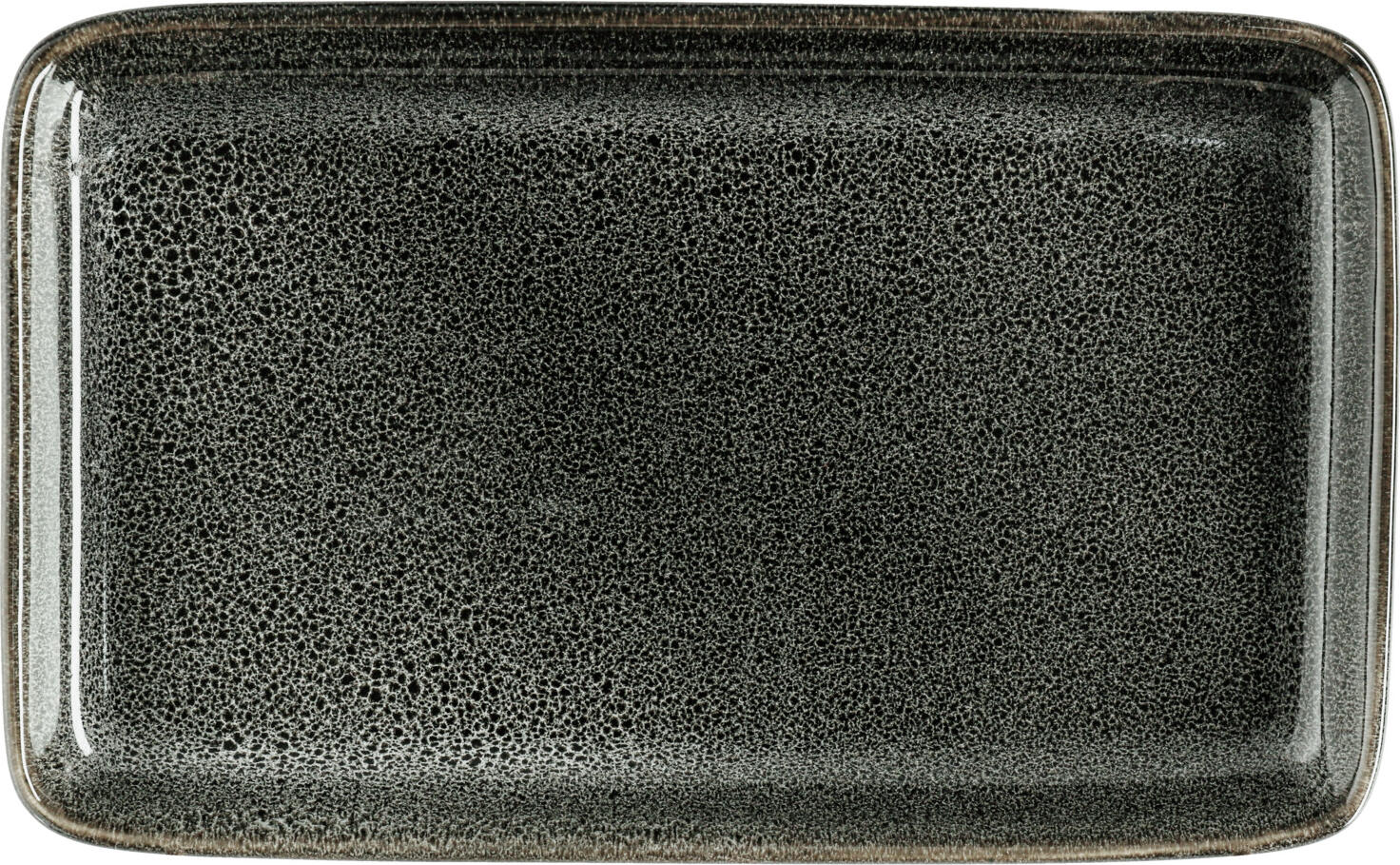 VEGA LUSINI Solutions GmbH Serving platter Nano Servierplatte Nano Serving platter Nano; 21x13x2.1 cm (LxWxH); black; rectangular; 6 piece / pack Servierplatte Nano; 21x13x2.1 cm (LxBxH); schwarz; rechteckig; 6 Stück / Pack Colored platter made of stoneware. With irregular edges. Unique due to Reactive Glaze. Each piece is unique. Colors may vary from light to dark. Dishwasher safe and microwaveable. Farbige Platte aus Steingut. Mit unregelmäßigen Kanten. Einzigartig durch Reactive Glaze. Jedes Teil ein Unikat. Farben können von hell zu dunkel abweichen. Spülmaschinenfest und mikrowellengeeignet