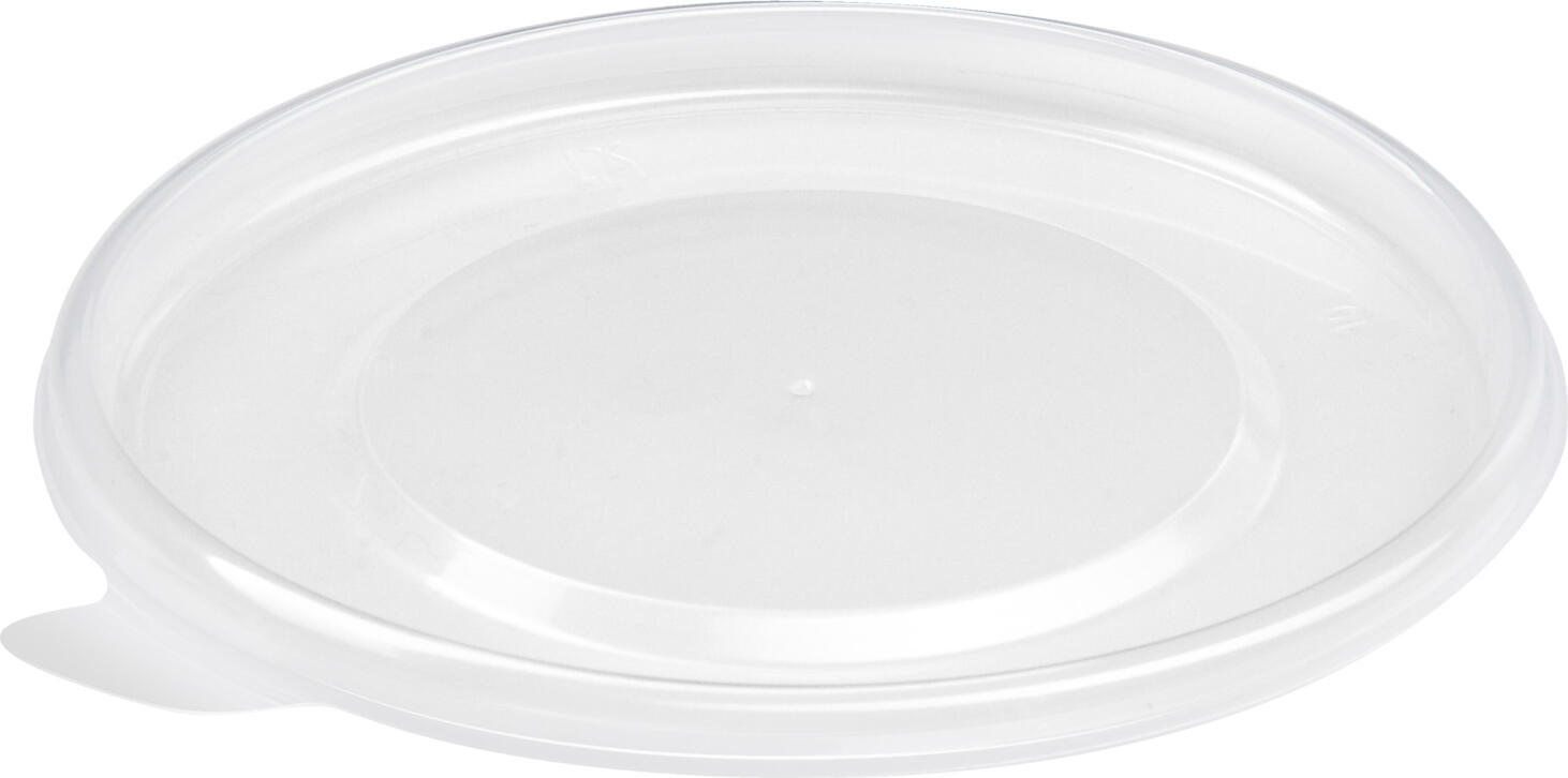 WIMEX WIMEX s.r.o. Deckel für Papier-To-Go-Becher 500 ml (PP) Deckel für Papier-To-Go-Becher 500 ml (PP) Deckel für Papier-To-Go-Becher 500 ml (PP); 11.5 cm (Ø); transparent; 50 piece / pack Deckel für Papier-To-Go-Becher 500 ml (PP); 11.5 cm (Ø); transparent; 50 Stück / Pack Der Deckel ist die passende Ergänzung zu unseren Papier-To-Go-Bechern 500 ml und sorgt für einen sicheren Verschluss bei Transport und Verkauf von Speisen. Der stabile Deckel aus Polypropylen (PP) schützt den Inhalt zuverlässig und eignet sich ideal für den professionellen Einsatz im Horeca-Bereich. Der passgenaue Deckel ermöglicht einen sicheren Transport von Suppen, Bowls, Speisen und weiteren To-go-Gerichten. Dadurch eignet er sich optimal für Gastronomie, Imbiss, Foodtrucks, Cafés, Catering und Lieferdienste. Dank der stabilen Ausführung lässt sich der Deckel einfach aufsetzen und bietet eine praktische Lösung für den Außer-Haus-Verkauf. Deckel aus PP (Polypropylen) Passend für Papier-To-go-Becher 500 ml Sicherer Verschluss für Transport und Take-away Stabil und zuverlässig im täglichen Gastronomieeinsatz Geeignet für heiße und kalte Speisen Ideal für Suppen, Bowls und weitere To-go-Anwendungen Perfekt für Gastronomie, Imbiss, Foodtrucks, Cafés, Catering und Lieferdienste