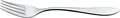 VEGA Salerno Table Fork, 18/10 Chrome-Nickel Stainless Steel, Mirror Polished, Rust-Free, Dishwasher Safe, 20.2 cm, Silver