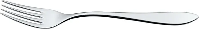VEGA Salerno Table Fork, 18/10 Chrome-Nickel Stainless Steel, Mirror Polished, Rust-Free, Dishwasher Safe, 20.2 cm, Silver