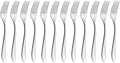VEGA Salerno Table Fork, 18/10 Chrome-Nickel Stainless Steel, Mirror Polished, Rust-Free, Dishwasher Safe, 20.2 cm, Silver