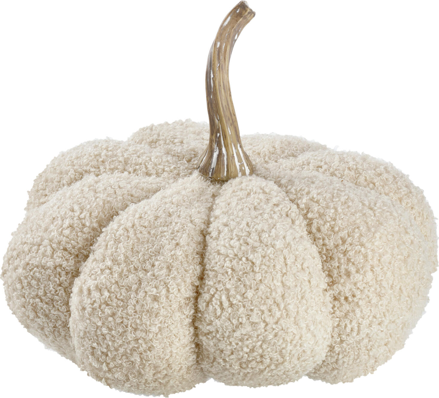 unknown LUSINI Solutions GmbH Decorative pumpkin Adian Deko-Kürbis Adian Decorative pumpkin Adian; 20.5x20 cm (ØxH); beige; round Deko-Kürbis Adian; 20.5x20 cm (ØxH); beige; rund Decorative pumpkin made from teddy fabric. Deko-Kürbis aus Teddy-Stoff. Handwäsche.