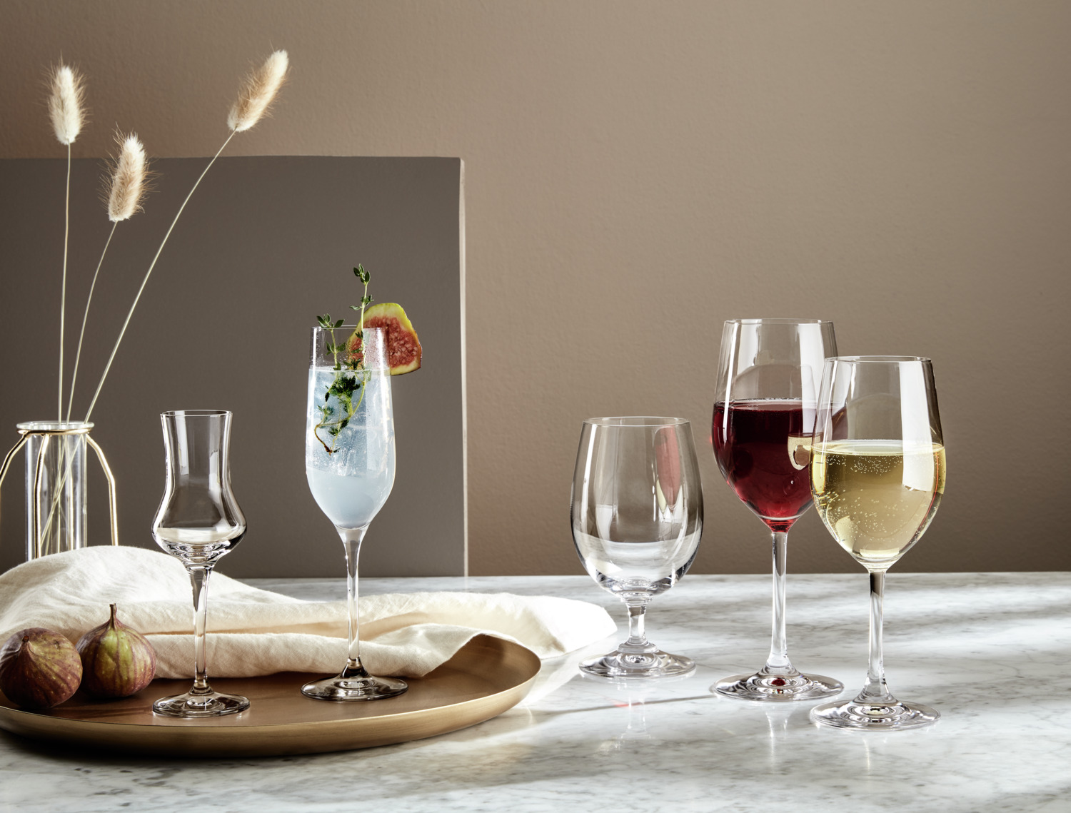 VEGA Chateau Champagne Glasses, 180ml Crystal Glass, Transparent, Dishwasher-Safe, Optimized Shape for Aroma and Bubbles, High Brilliance