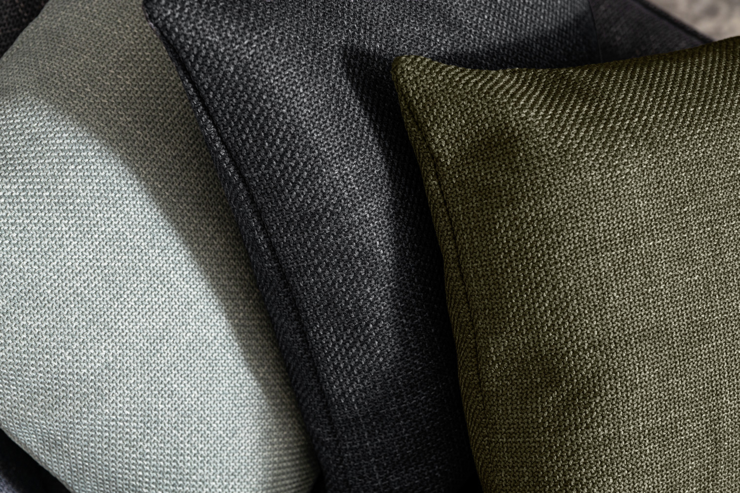VEGA Elvar Decorative Cushion Cover, Green mottled, 40x40 cm Square, 100% Polyester Hard-wearing Fabric, Zipper Closure, Compatible with Elvar Wing Chair