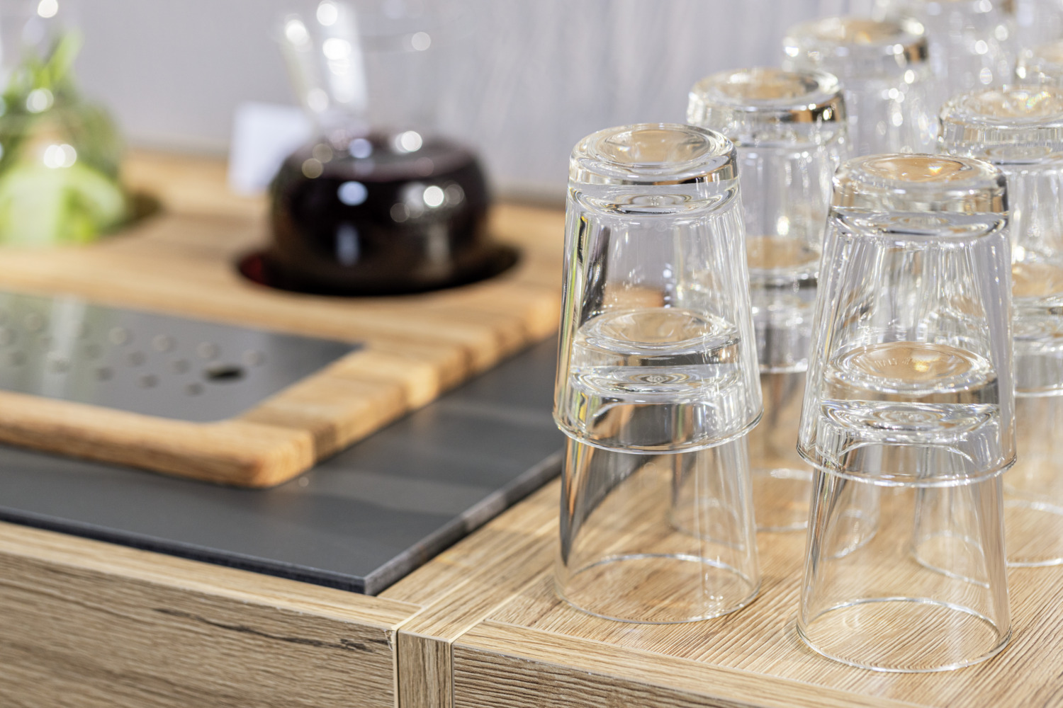 Borgonovo Romy Drinking Glass Tumbler, 145ml, Lead-Free Extra-Clear Glass, Stackable with Ice Bottom, Robust Design for HoReCa and Home Use