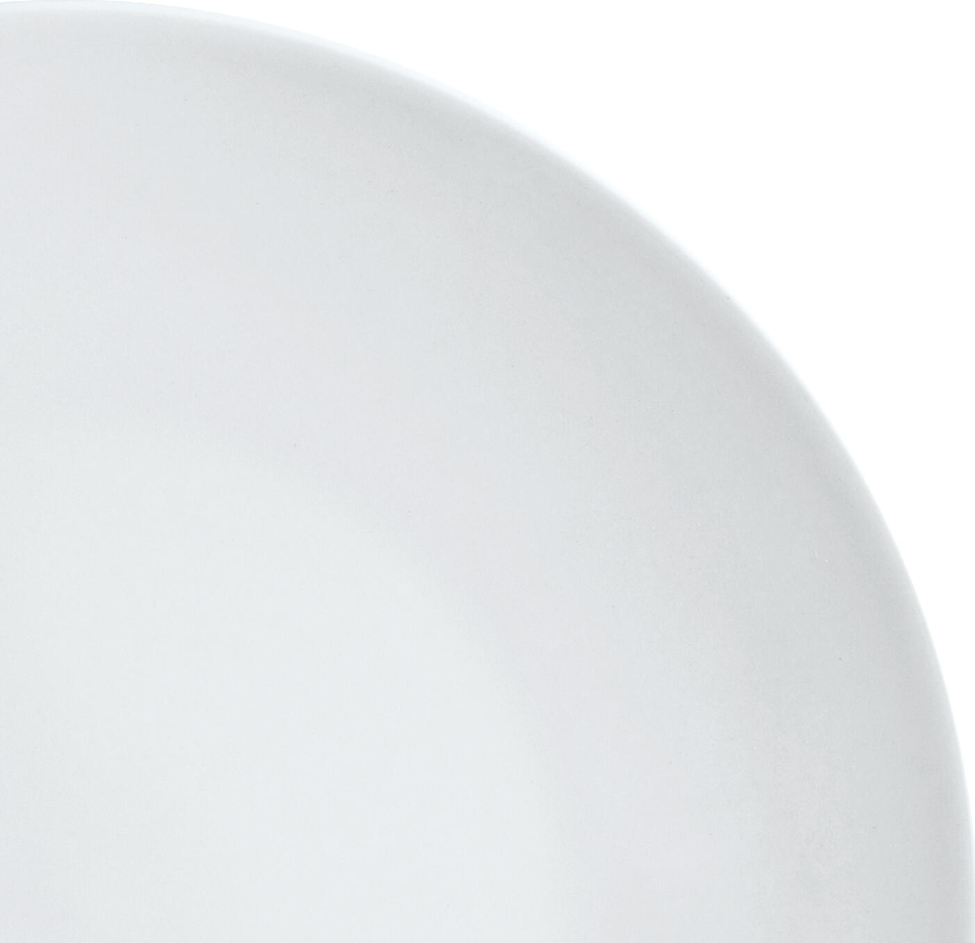 PULSIVA Deep Coupe Plate, White Porcelain, Round Rimless Design, 23 cm Diameter, 700 ml Capacity, Dishwasher and Microwave Safe, Stackable