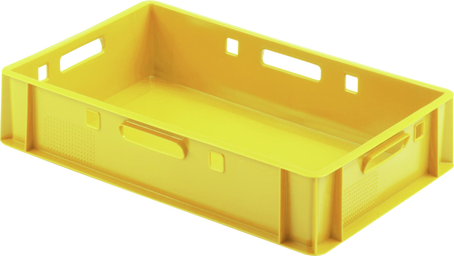 Ringoplast Euro Stacking Box Closed, 60x40x12 cm, 25.1L, Hard Polyethylene, Food-Safe, Dishwasher-Safe, Stackable Storage Container, Made in Germany