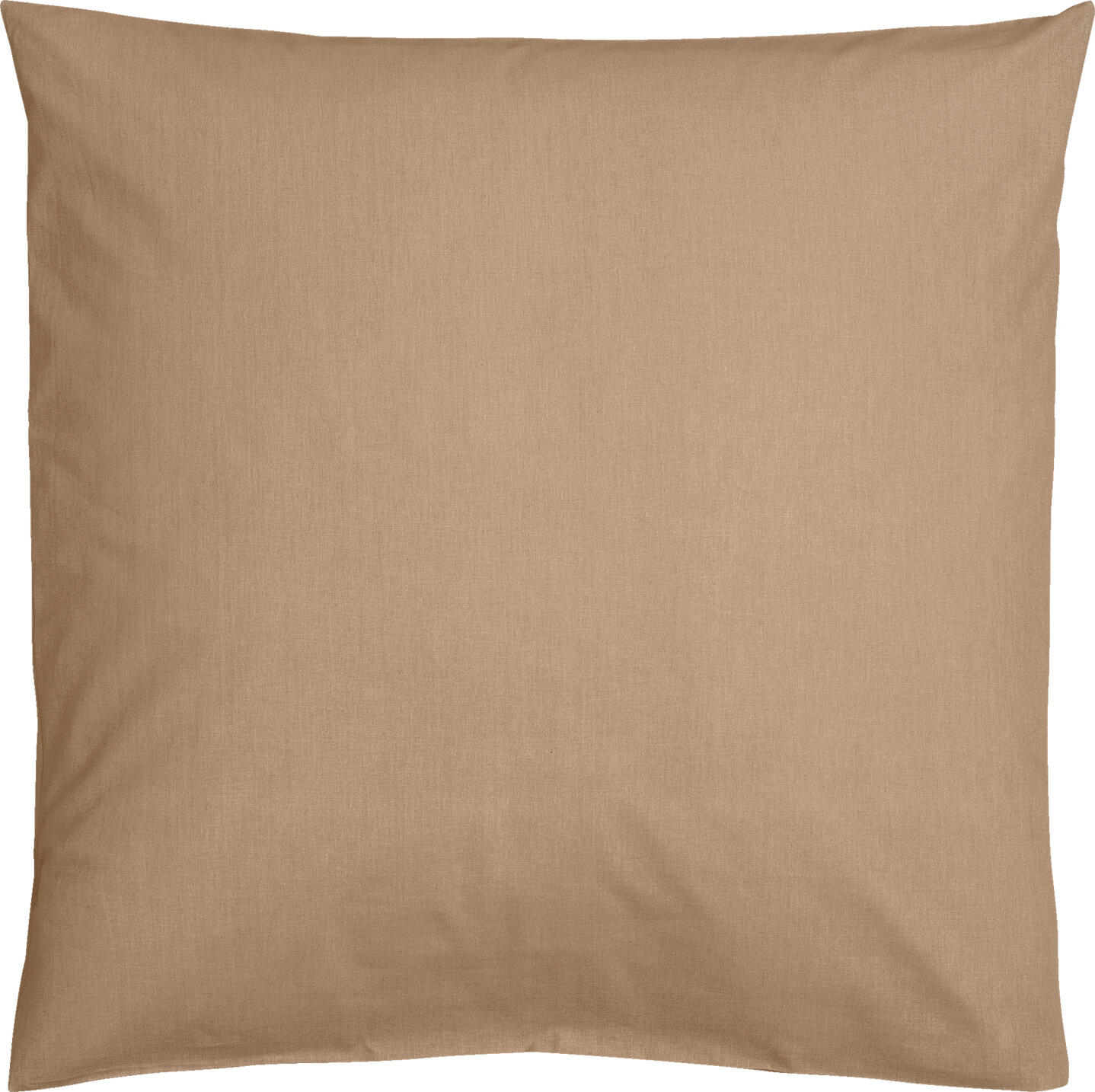 Husa Plapuma LUSINI Siena 160x210 cm Taupe Percale Bumbac Amestecat Hotel Closure OEKO-TEX Standard 100