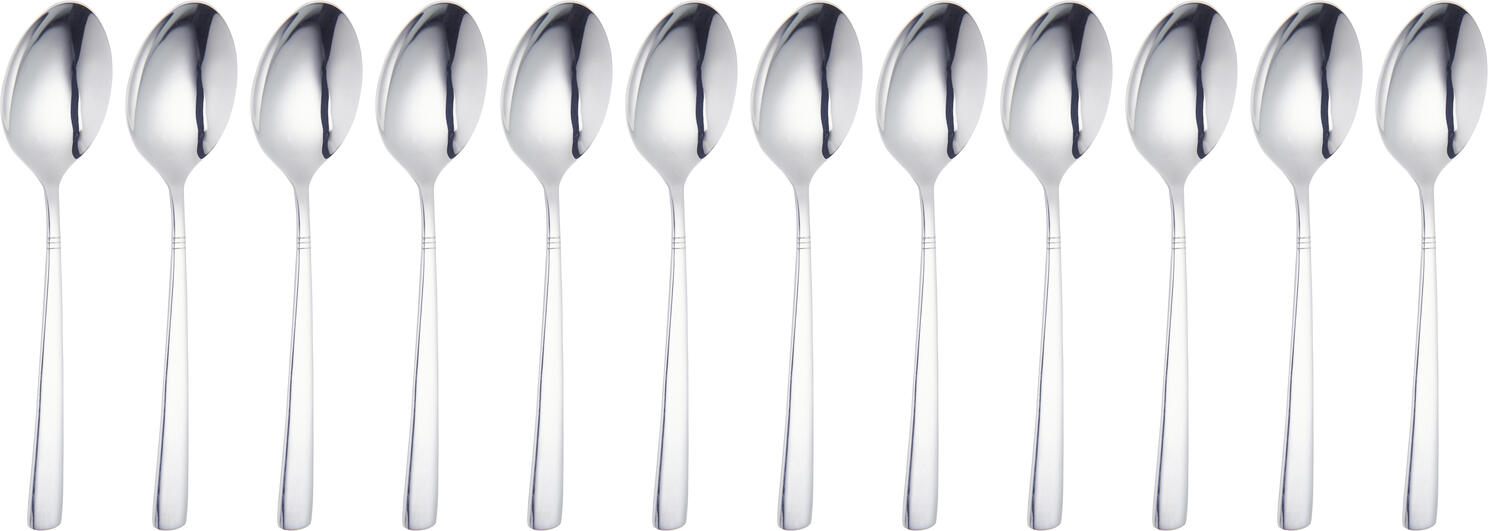 Pulsiva Berlin Table Spoon, 18/10 Chrome-Nickel Stainless Steel, 19.5 cm, Mirror Polished, Rustproof Gastronomy Standard