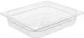 Containor GN 1/2 VEGA Trigno, Capacitate 4L, Copoliester Tritan, Transparent, fara BPA, Rezistent la socuri, Stivuibil, -40 la +90 C, 32.5 x 26.5 x 6.5 cm