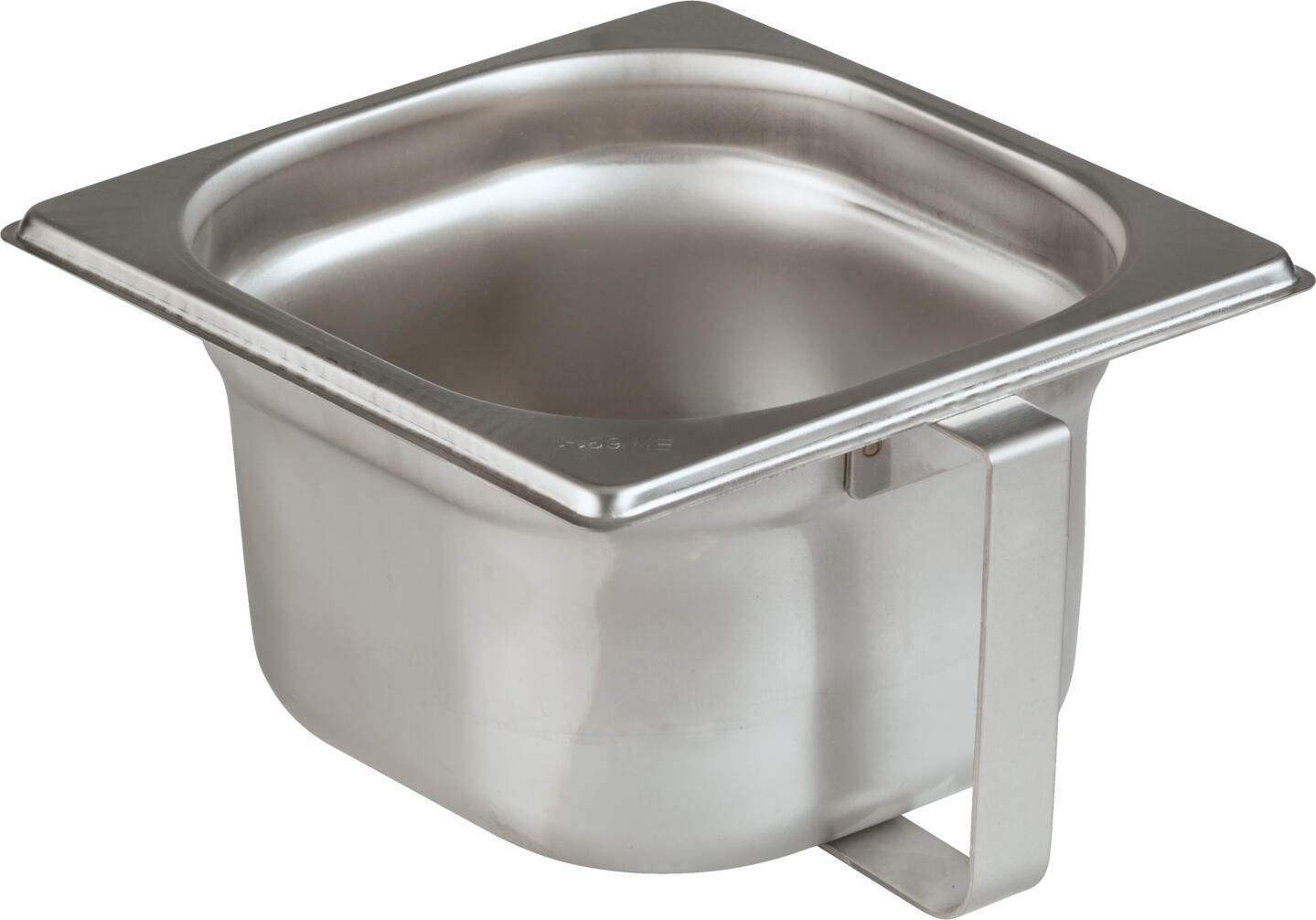 Tava Gastronorm PULSIVA Torno GN 1/6 din Otel Inoxidabil, Recipient Rezistent la Rugină si Sigur pentru Alimente cu Mâner Sudat, 17.6 x 16.2 x 10 cm