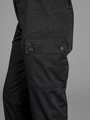 Pantaloni Cargo Jobeline pentru Bucatari Dame, Marime EU 50, 65% Poliester 35% Bumbac, Croiala Regular Tapered, Talie Elasticata, Standard OEKO-TEX 100, Negru
