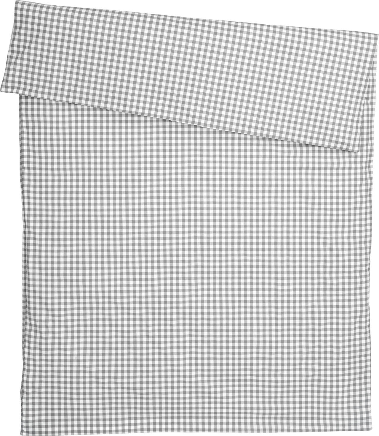 ERWIN M. LUSINI Solutions GmbH Duvet cover Tux Renforcé Bettbezug Tux Renforcé Duvet cover Tux Renforcé; 160x210 cm (WxL); grey Bettbezug Tux Renforcé; 160x210 cm (BxL); grau 100% cotton. Weight approx. 140 g/m². Duvet cover with traditional check pattern. With hotel fastener for quick covering of the pillows. Reaches the specified size after three washes. Mercerized. Hard-wearing, easy-care. Thread count (TC) thread density: 112 threads per inch. Weave type: Renforcé 100 % Baumwolle. Gewicht ca. 140 g/m². Bettbezug mit traditionellem Karo-Muster. Mit Hotelverschluss für schnelles Beziehen der Kissen. Erreicht nach drei Waschgängen die angegebene Größe. Mercerisiert. Strapazierfähig, pflegeleicht. Thread Count (TC) -Fadendichte: 112 Fäden je Inch Webart: Renforcé