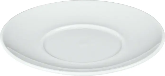 Farfurii pentru cafea PULSIVA Coupe, Albe Rotunde, Diametru 15.5 cm, Rezistente la Masina de Spalat Vase si Cuptor cu Microunde, Calitate Robusta