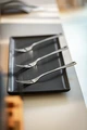 Vega Lusini Madrid Cold Cuts Fork, 18/10 Chrome-Nickel Stainless Steel, 18.6 cm, 3 mm, Mirror Polished, Dishwasher Safe, Silver