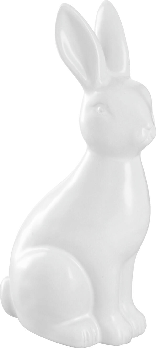 unknown LUSINI Solutions GmbH Decorative Easter bunny Conny Deko-Osterhase Conny Decorative Easter bunny Conny; 8x6x16.5 cm (LxWxH); white Deko-Osterhase Conny; 8x6x16.5 cm (LxBxH); weiß Decorative Easter bunny made of ceramic. Deko-Osterhasen aus Keramik.