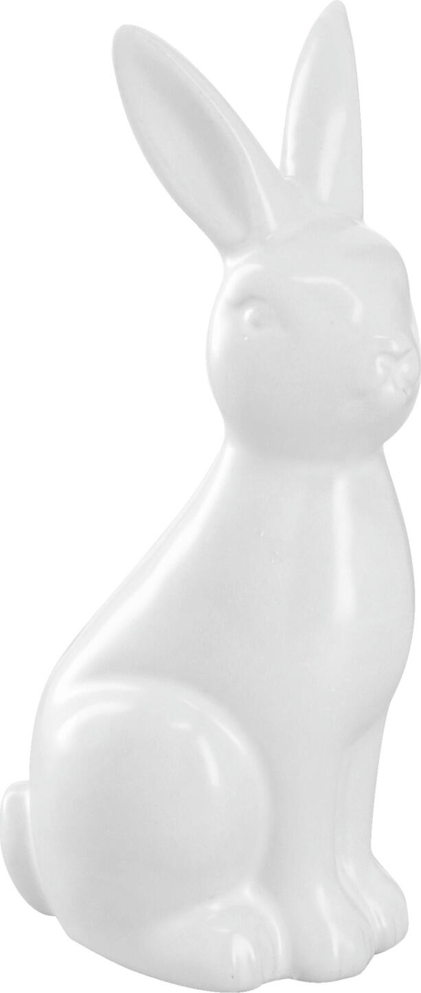 unknown LUSINI Solutions GmbH Decorative Easter bunny Conny Deko-Osterhase Conny Decorative Easter bunny Conny; 5.5x4.5x12 cm (LxWxH); white Deko-Osterhase Conny; 5.5x4.5x12 cm (LxBxH); weiß Decorative Easter bunny made of ceramic. Deko-Osterhasen aus Keramik.