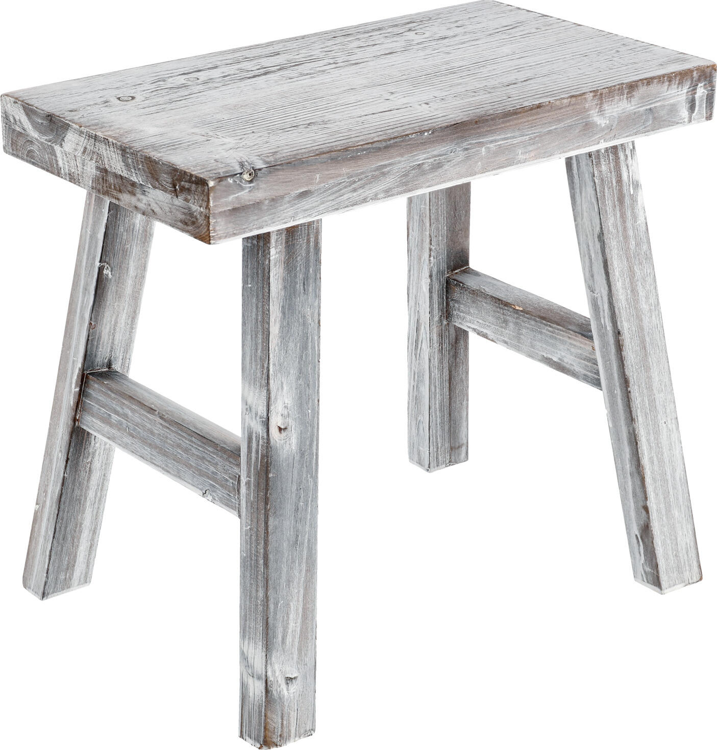 unknown LUSINI Solutions GmbH Decorating stool Peppa Deko-Hocker Peppa Decorating stool Peppa; 32.5x20.5x36 cm (LxWxH); vintage white Deko-Hocker Peppa; 32.5x20.5x36 cm (LxBxH); vintage weiß Small stool for arranging decorations, flowers etc. Kleiner Hocker zum Abstellen von Dekoration, Blumen etc.