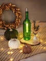 Set de 2 piese Dovleac Decorativ din Feltru Vega Amir, Decor Toamnal din Feltru de Lana Maro, 9.0 x 9.0 x 8.5 cm, Diametru Baza 9.0 cm, Moale si Usor