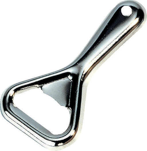 Westmark Westmark GmbH Bottle opener Metal Flaschenöffner Metal Bottle opener Metal; 8x4 cm (LxW); stainless steel; 10 piece / pack Flaschenöffner Metal; 8x4 cm (LxB); edelstahl; 10 Stück / Pack Classic stainless steel bottle opener for bottle caps. Suitable for dishwasher. Klassischer Flaschenöffner für Kronkorken aus Edelstahl, rostfrei. Spülmaschinengeeignet.