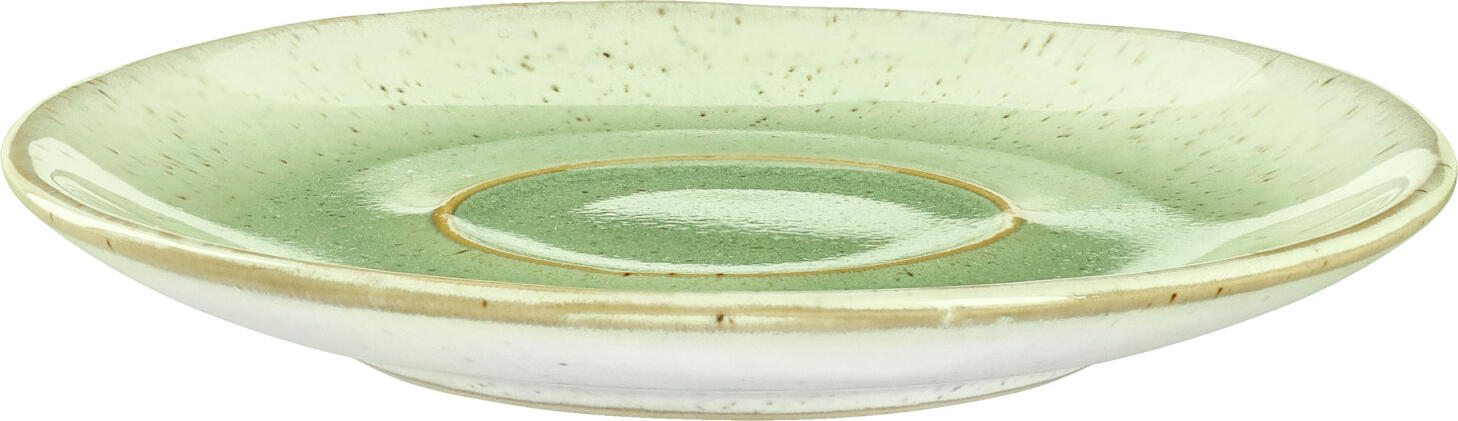 Farfurie pentru cafea VEGA Cascais, Porțelan Colorat cu Gradient și Pete, Diametru 13 cm, Compatibilă cu Mașina de Spălat Vase și Cuptorul cu Microunde, 220370