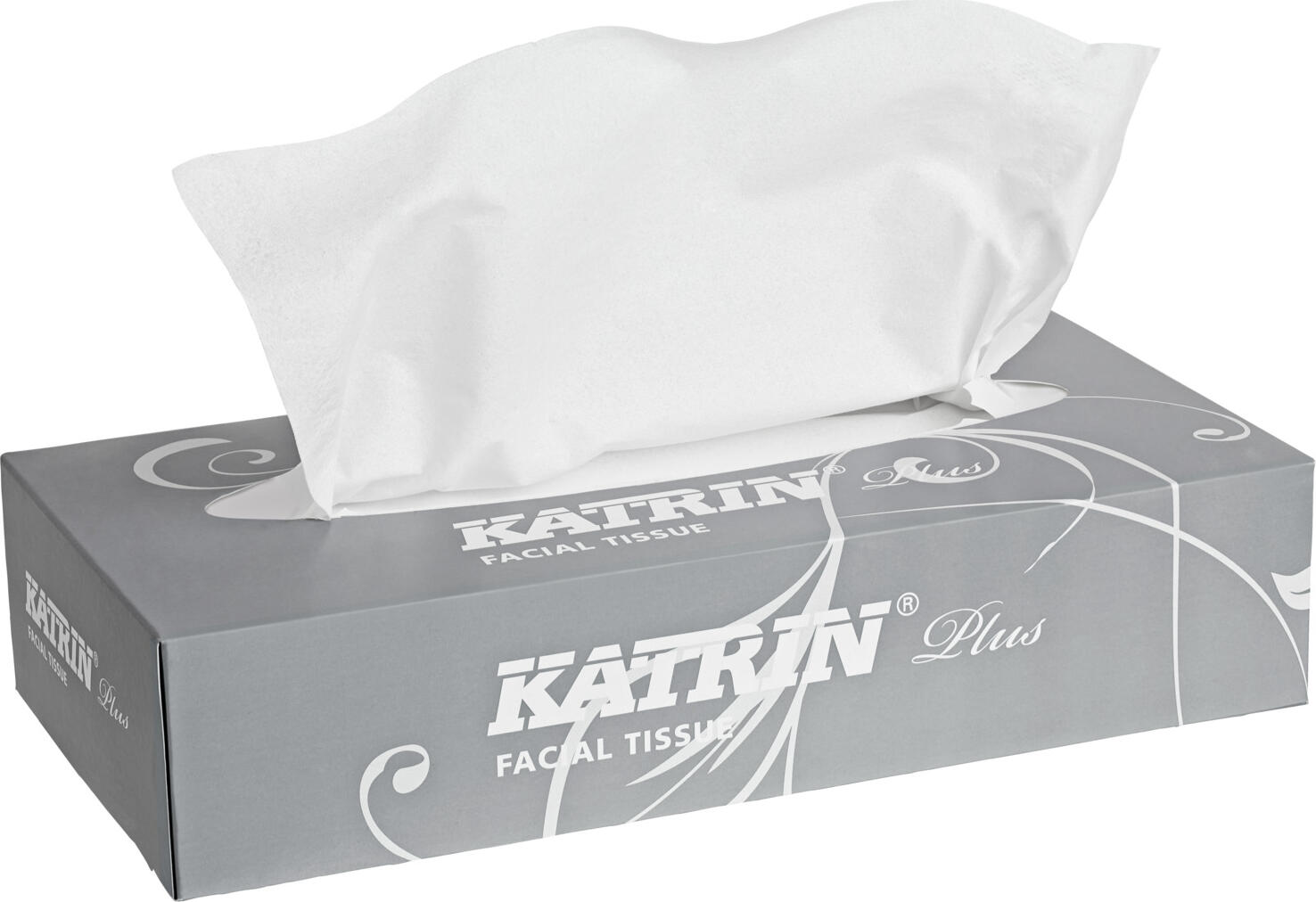 Katrin Metsä Tissue GmbH Cosmetic tissues Kosmetiktücher Cosmetic tissues; 22.7x11.5 cm (LxW); white; 40 package / pack Kosmetiktücher; 22.7x11.5 cm (LxB); weiß; 40 Packung(en) / Pack Soft, absorbent cosmetic tissues made of 100% cellulose, 2-ply, off-white, per box 100 sheets. Packed in a practical box. By individual removal hygienic and economical in consumption. Approved for direct food contact. Suitable for our cosmetic tissue boxes. Weiche, saugfähige Kosmetiktücher aus 100% Zellstoff. Zweilagig, hochweiß, pro Box 100 Blatt. Grammatur: 2 x 14,5 g/m². Für direkten Lebensmittelkontakt zugelassen. Durch Einzelentnahme hygienisch und sparsam im Verbrauch. Zertifiziert mit dem Nordic Swan Umweltzeichen und dem EU Ecolabel. Passend für unsere Kosmetiktuchbox.