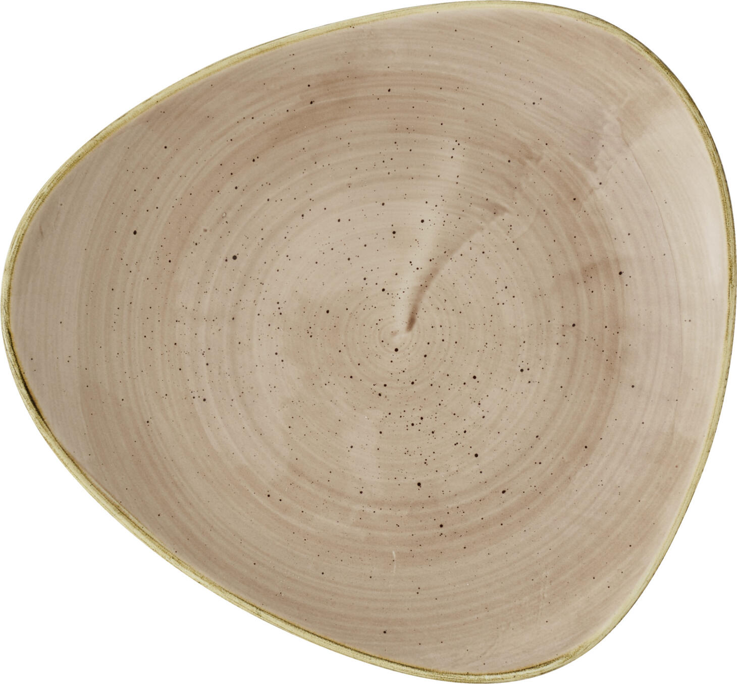 Churchill Churchill China (UK) ltd. Flat plate Stonecast Truffle triangular Teller flach Stonecast Truffle dreieckig Flat plate Stonecast Truffle triangular; 19.2x19.2 cm (LxW); light-brown/brown; triangular; 12 piece / pack Teller flach Stonecast Truffle dreieckig; 19.2x19.2 cm (LxB); hellbraun/braun; dreieckig; 12 Stück / Pack The Churchill Stonecast Truffle plate flat triangular sets modern accents on the table. The triangular shape creates a dynamic presentation and is ideal for creative starters, desserts or fine dining dishes. The elegant truffle glaze in warm grey and natural tones gives the plate a high-quality, timeless look. Made from robust Super Vitrified porcelain, the plate impresses with its high edge impact resistance, temperature resistance and dishwasher and microwave safety - perfect for catering, the hotel industry and stylish tableware. Der Churchill Stonecast Truffle Teller flach dreieckig setzt moderne Akzente auf dem Tisch. Die dreieckige Form schafft eine dynamische Präsentation und eignet sich ideal für kreative Vorspeisen, Desserts oder Fine-Dining-Gerichte. Die elegante Truffle-Glasur in warmen Grau- und Naturtönen verleiht dem Teller eine hochwertige, zeitlose Ausstrahlung. Gefertigt aus robustem Super Vitrified Porzellan überzeugt der Teller durch hohe Kantenschlagfestigkeit, Temperaturbeständigkeit sowie Spülmaschinen- und Mikrowellengeeignetheit – perfekt für Gastronomie, Hotellerie und stilvolle Tischkultur.