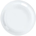 Farfurie Rasa Arcoroc Restaurant din Sticla Opal Temperata, Alb, 25.8 cm, Rezistenta la Zgarieturi si Socuri, Vesela Profesionala