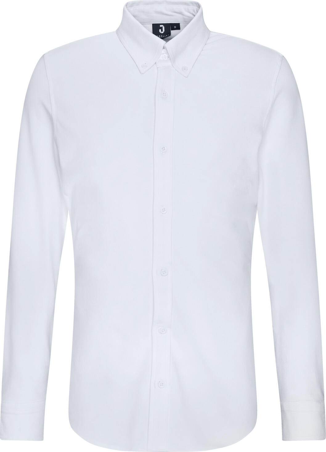 JOBELINE LUSINI Solutions GmbH Men's shirt Piqué long sleeve Herren Hemd Piqué Langarm Men's shirt Piqué long sleeve; Size 3XL; white Herren Hemd Piqué Langarm; Kleidergröße 3XL; weiß 95 % cotton, 5 % elastane. 40°C wash. Men's shirt made from high-quality polo piqué fabric. With full-length button placket, button-down collar and classic sleeve cuffs. With an extra-long back and rounded hem. Back length: 76.5 cm for size M. 95 % Baumwolle, 5 % Elasthan. 40°-Wäsche. Herrenhemd aus hochwertigem Polo-Piqué-Stoff. Mit durchgehender Knopfleiste, Button-Down-Kragen und klassischen Ärmelmanschetten. Mit extra langer Rückenlänge und abgerundetem Saum. Rückenlänge: 76,5 cm bei Gr. M