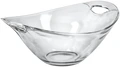 Borgonovo Pratica Glass Bowl Set, 4 Pieces, 1650 ml, 11.6 cm, Lead-Free Extra-Clear Transparent Glass, Stackable and Dishwasher Safe, Made in Italy
